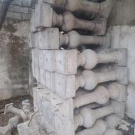 نرده بتنی داخل میلگرد