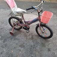 دوچرخه سایز 16 مدل دخترونه کاملا سالم و مرتب