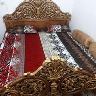 تخت دونفره چوب اصل