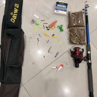 چوب ماهیگیری با لوازم‌کامل لنسر ماهیگیری