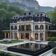 طراحی 3dmax طراحی داخلی و نمای خارجی ساختمان