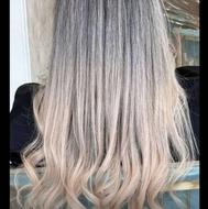 مدل رنگ و لایت آمبره بالیاژ