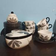 ظرفهای پذیرایی گل شقایق مشکی