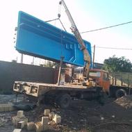 جرثقیل کفی دار و دکل بلند رشت 3 تا 50 تن