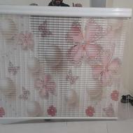 پرده زابرا دو مکانیزه طرح دار درجه یک