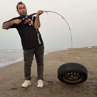 لنسر ماهیگیری نشکن چوب چرخ ماهیگیری