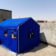 چادر مسافرتی نانو آبی رنگ خیمه ای