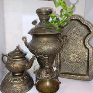 سماور قدیمی تمام قلم دست