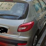 ماشین 207 تیتانیوم مدل403 بی رنگ بی خط خش