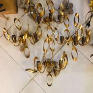 لوستر دیواری برنج آبکاری شده