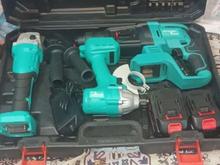 پک سه عددی بکس شارژی و فرز شارژی و هیاتی بتن کن شارژی در شیپور