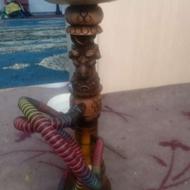 قلیون چوبی طرح گوزن