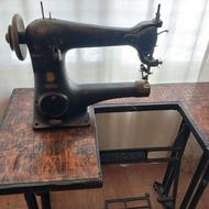 چرخ چرم دوزی سینگر با پایه اصلی