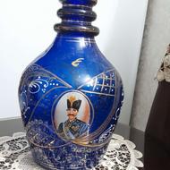 گلدان سرمه ای قدیمی و آنتیک ناصرالدین‌شاه