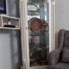 بوفه سفید چهارطبقه چوبی