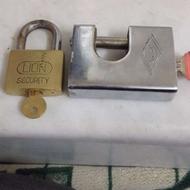 قفل کتابی برنجی