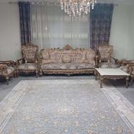 مبل کلاسیک 9 نفره به همراه سه عدد میز عسلی