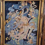 فرش دستبافت بزم خیام 80 رج تبریز