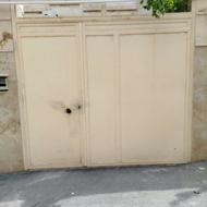 درب دو تایی حیاط و پارکینگ