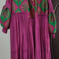 دو عدد مانتو یکی سرخابی بدون سرسوزن