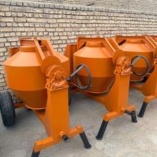 میکسر بتن و قیچی میله گرد