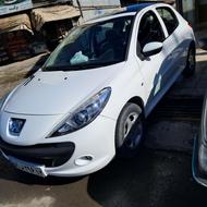 پژو 207i (پانوراما دنده ای) 1401 سفید