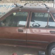 پراید 87 بدون رنگ دوگانه شرکتی کم‌کار خونگی