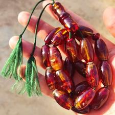 تسبیح کهربای پرچمی