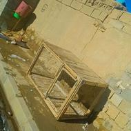 قفس بزرگ حیوانات گنجه چوبی