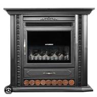 بخاری گازی طرح شومینه