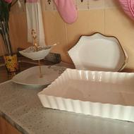 ظروف پذیرایی سرامیکی سفید