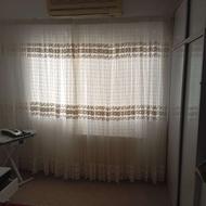 پرده تور طرح دار