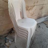 صندلی پلاستیکی 6 عدد