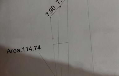 زمین کاملا تجاری دوکله با دهنه8متر خیابان 16متری شرافت