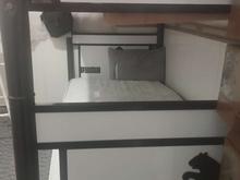 تخت خواب دو طبقه ترکیب چوب و فلز محکم در شیپور