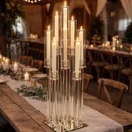 شمعدان کریستالی تک شاخه تا 9 شاخه