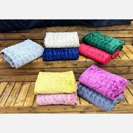 پتو مسافرتی جاسمین طرح قلبی فروش تکی و عمده