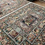 فرش دستبافت گونه نگین مشهد عقیق .......پرده پذیرایی