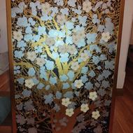 دو عدد قاب عکس نقاشی شده کار دست