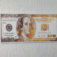 تابلو دیواری طرح دلار طلا