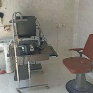 یک صندلی آرایشگاه مردانه و زنانه قهویی روشن 3500