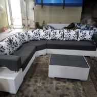 مبل ال دسته دار 7نفره ست کامل گلیسا بارنگبندی مستقیم ازتولید