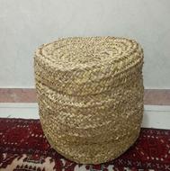 سبد حصیری بزرگ کاملاً نو