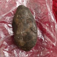 چند قطعه سنگ مشکوک به شهاب سنگ