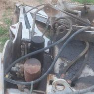 بیل کانال کن پشت تراکتور ایتالیایی خیلی محکم