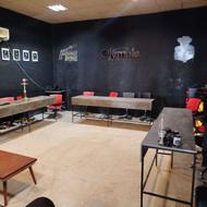 صندلی گردان و دارای تنظیم ارتفاع، میز 2 در 70