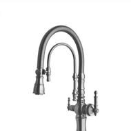 شیر ظرفشویی فنری سزار کروم مات