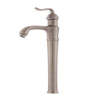 شیر پایه بلند بامبو روشویی کروم مات