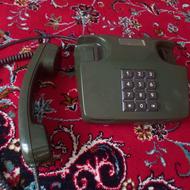 تلفن قدیمی سبز آنتیک سالم