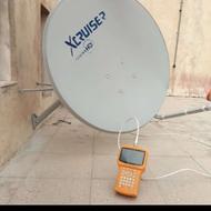 نصب آنتن مرکزی ، گردان و ثابت